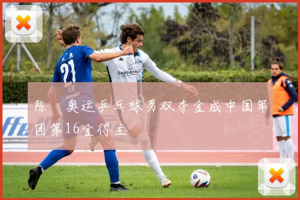 陈玘奥运乒乓球男双夺金成中国军团第16金得主