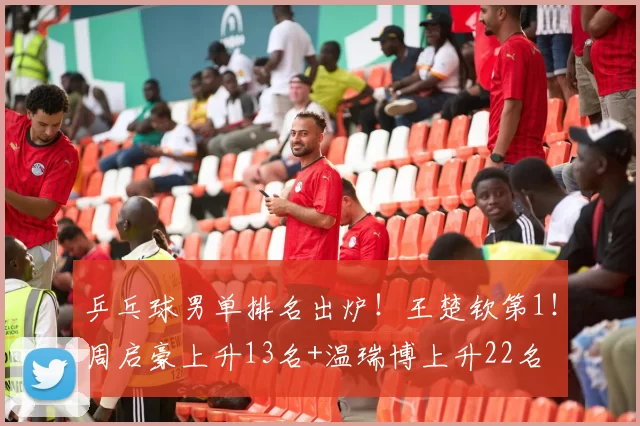 乒乓球男单排名出炉！王楚钦第1！周启豪上升13名+温瑞博上升22名